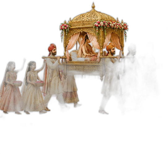 Bride's doli procession